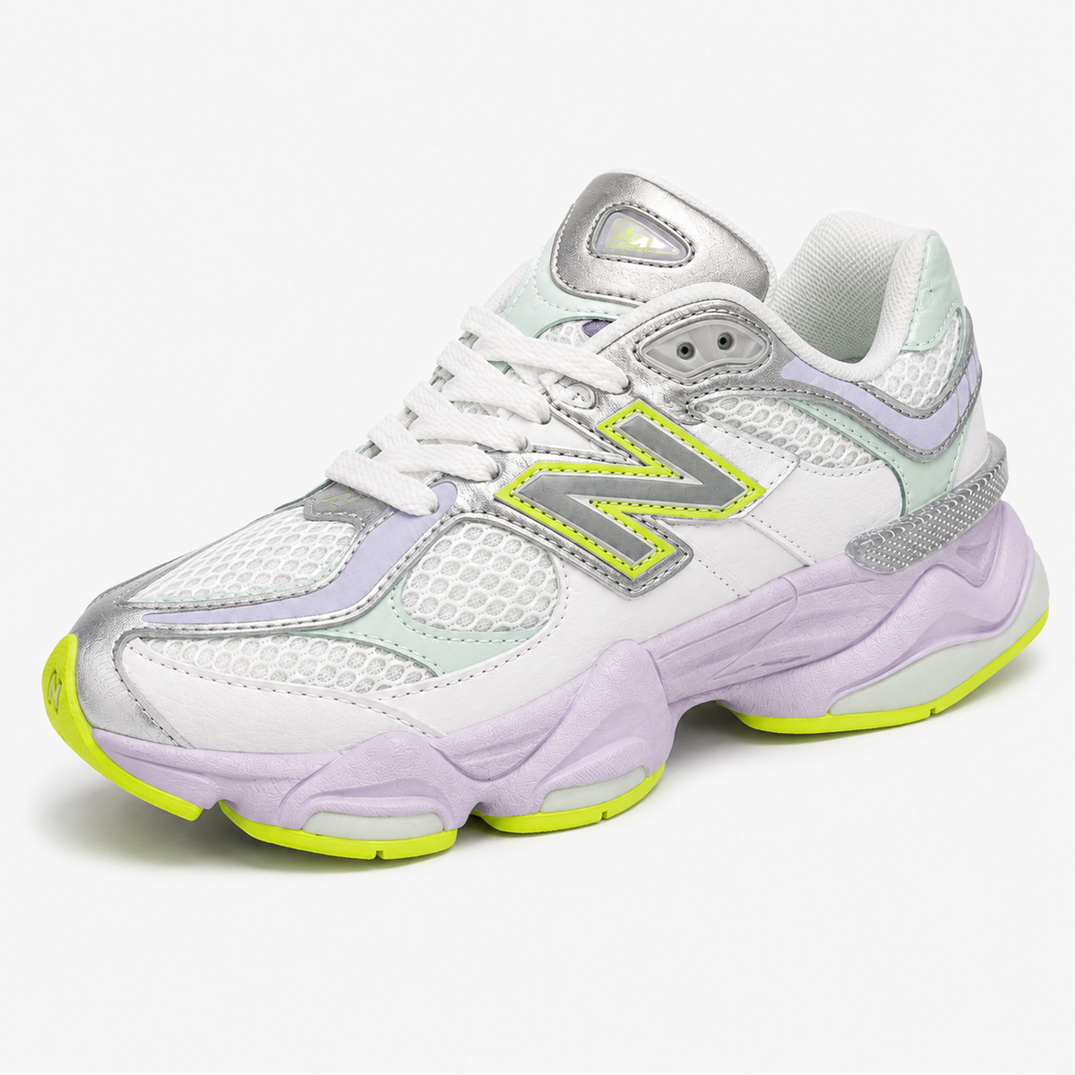 NB 9060 White Lilac Lime – Sneakers Damă
