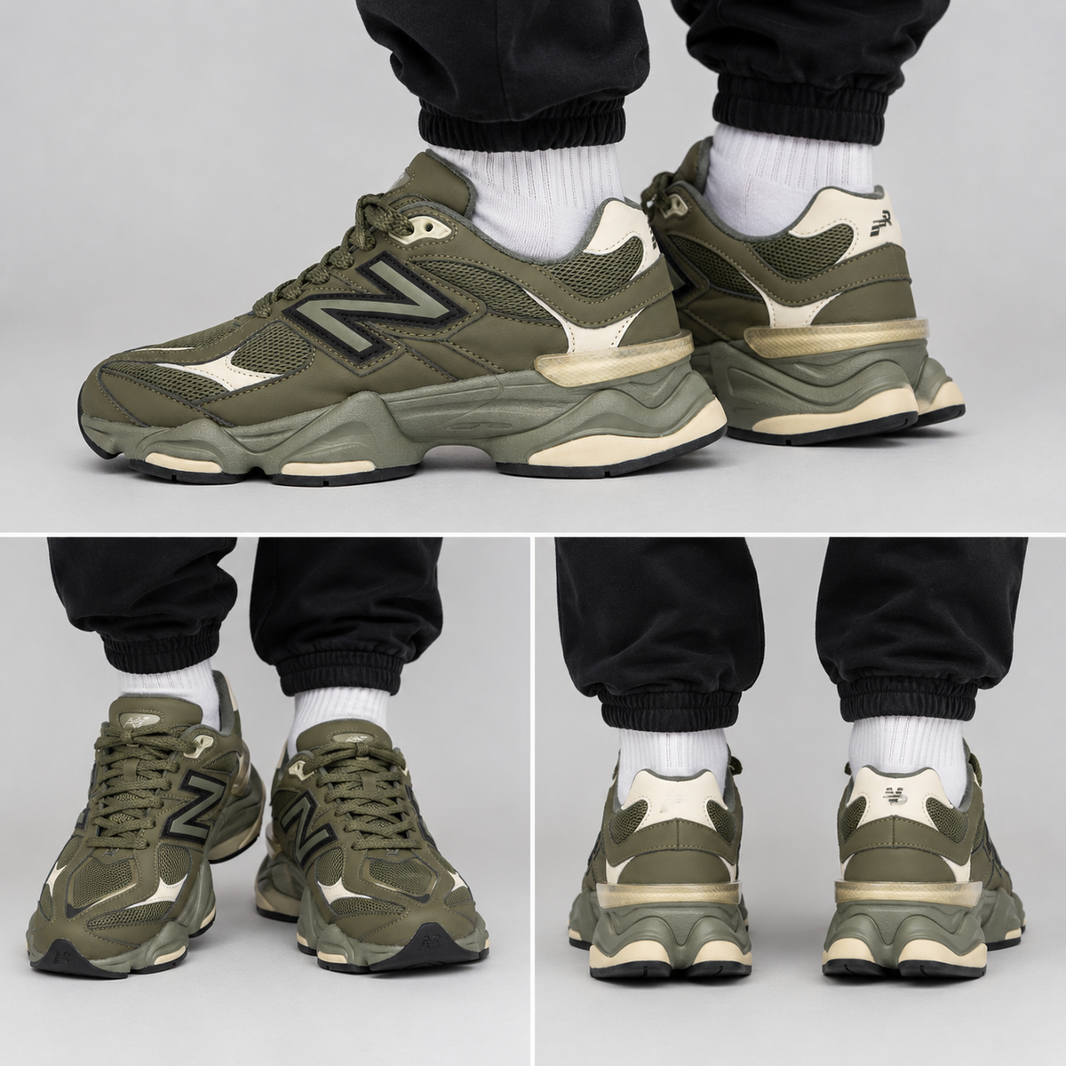 NB 9060 Olive Cream – Sneakers Bărbați