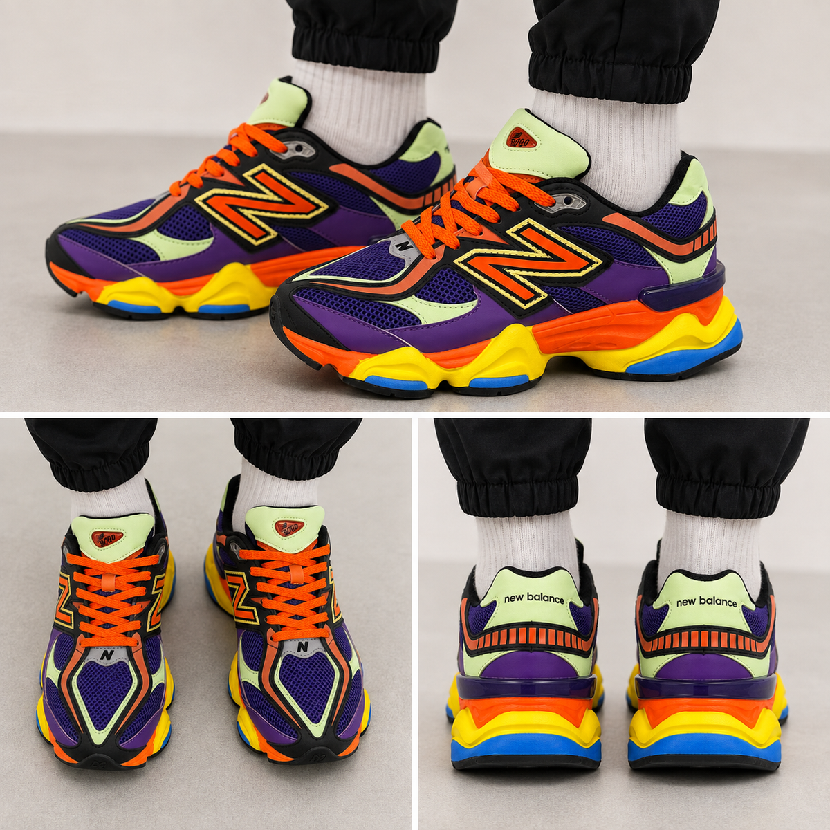 NB 9060 Multicolor Purple Orange – Sneakers Unisex