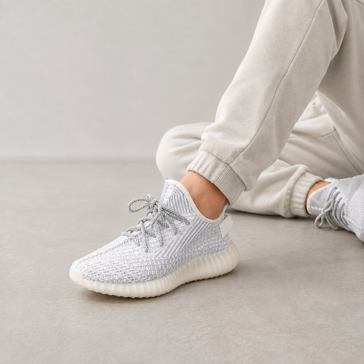 Yeezy Boost 350 V2 White Grey – Sneakers Unisex