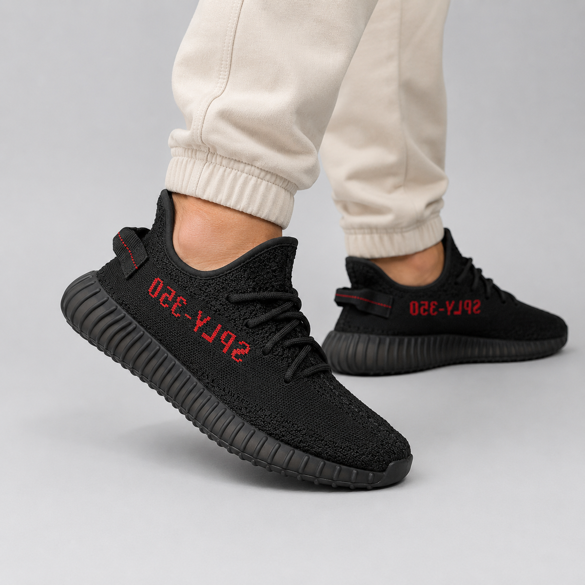 Yeezy Boost 350 V2 Bred Black Red – Sneakers Unisex