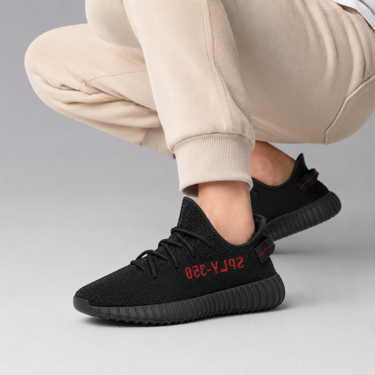 Yeezy Boost 350 V2 Bred Black Red – Sneakers Unisex