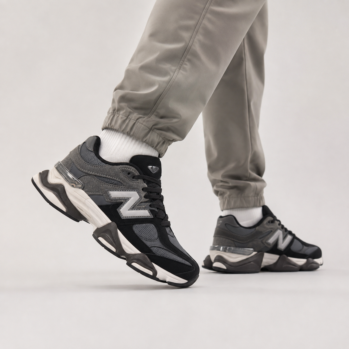 NB 9060 Black Grey – Sneakers Premium Negru / Gri