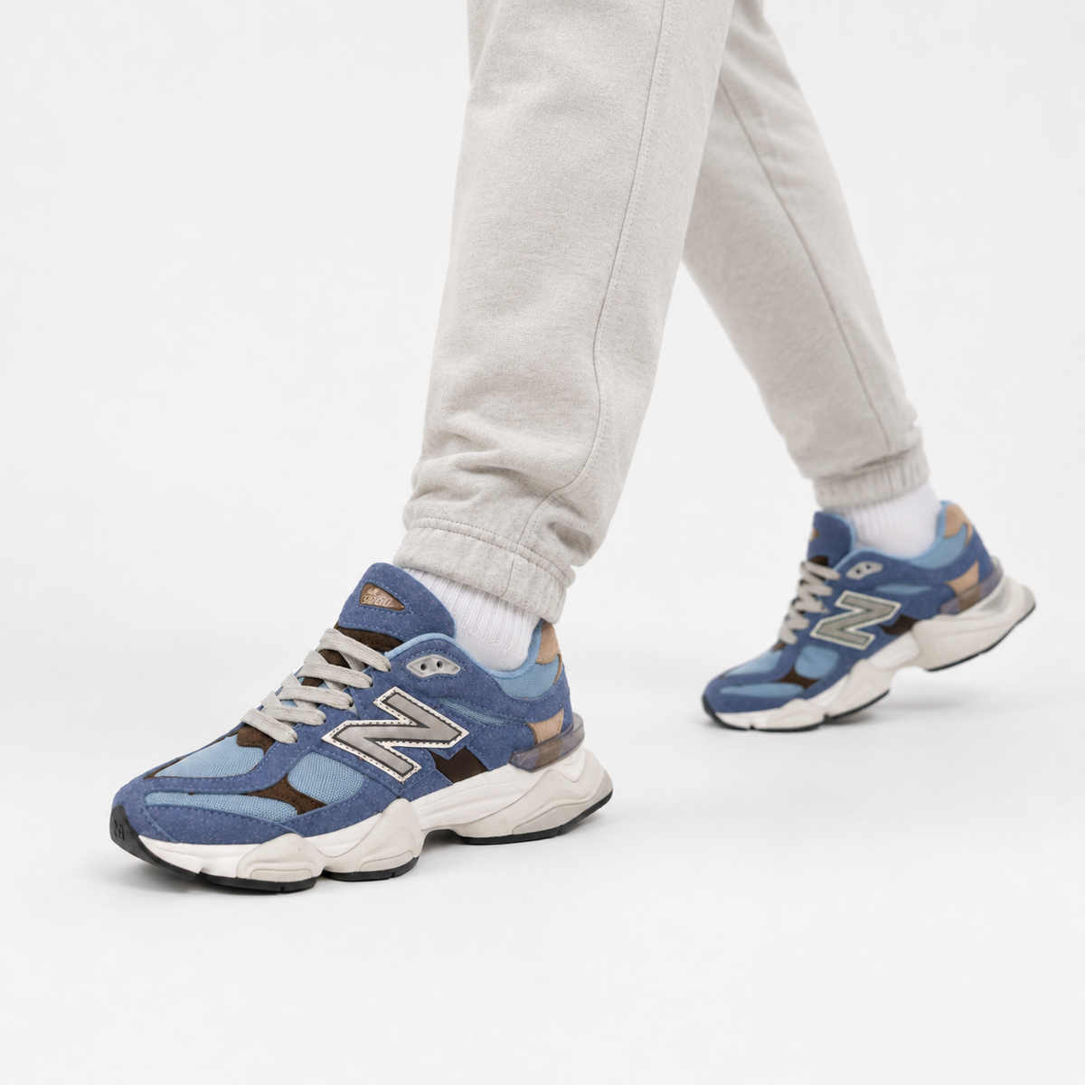 NB9060 Blue Suede – Sneakers Premium Albastru / Light Blue / Beige