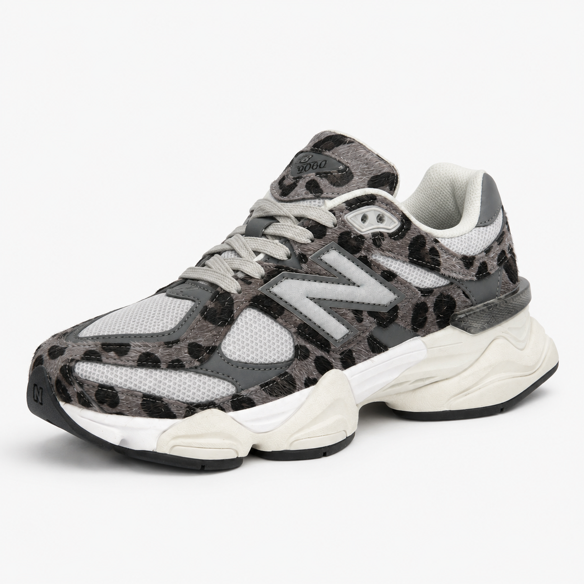 NB 9060 Grey Leopard – Sneakers Premium Gri / Animal Print