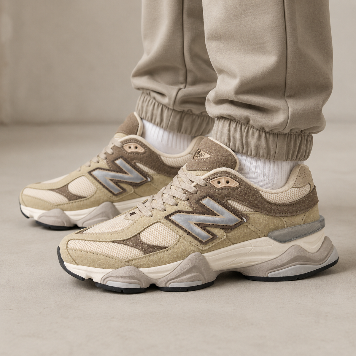 NB 9060 Beige Taupe – Sneakers Premium Crem / Bej / Maro