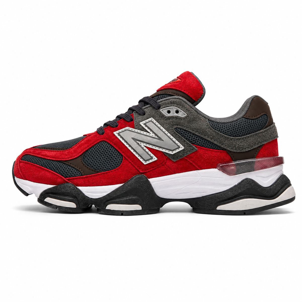 NB 9060 Red Grey – Sneakers Premium Roșu / Gri / Negru
