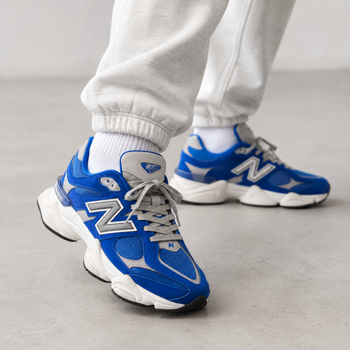 NB9060 Royal Blue Grey – Sneakers Premium Albastru / Gri / Alb