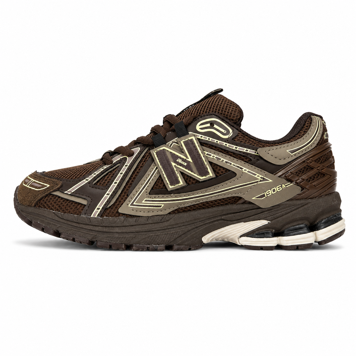 NB 1906A Brown Chocolate – Sneakers Premium Maro cu Accente Cream