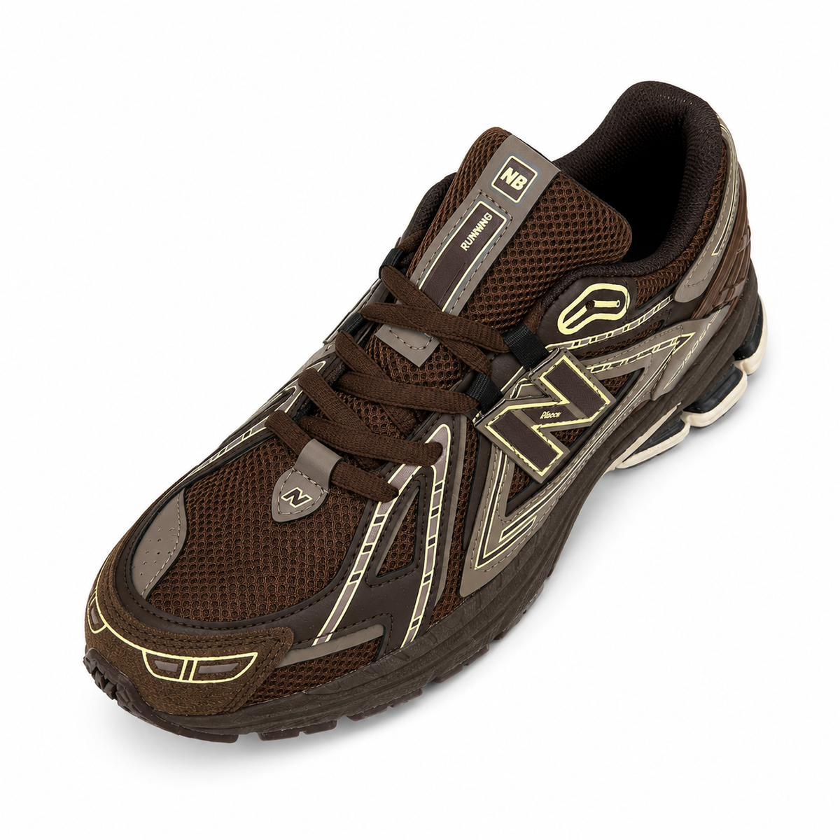 NB 1906A Brown Chocolate – Sneakers Premium Maro cu Accente Cream
