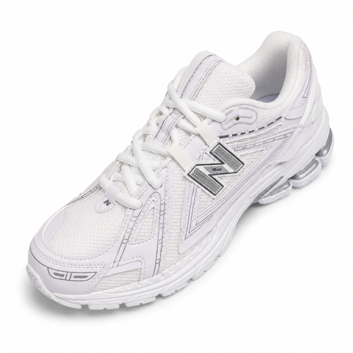 NB 1906 White Silver – Sneakers Premium Alb / Argintiu