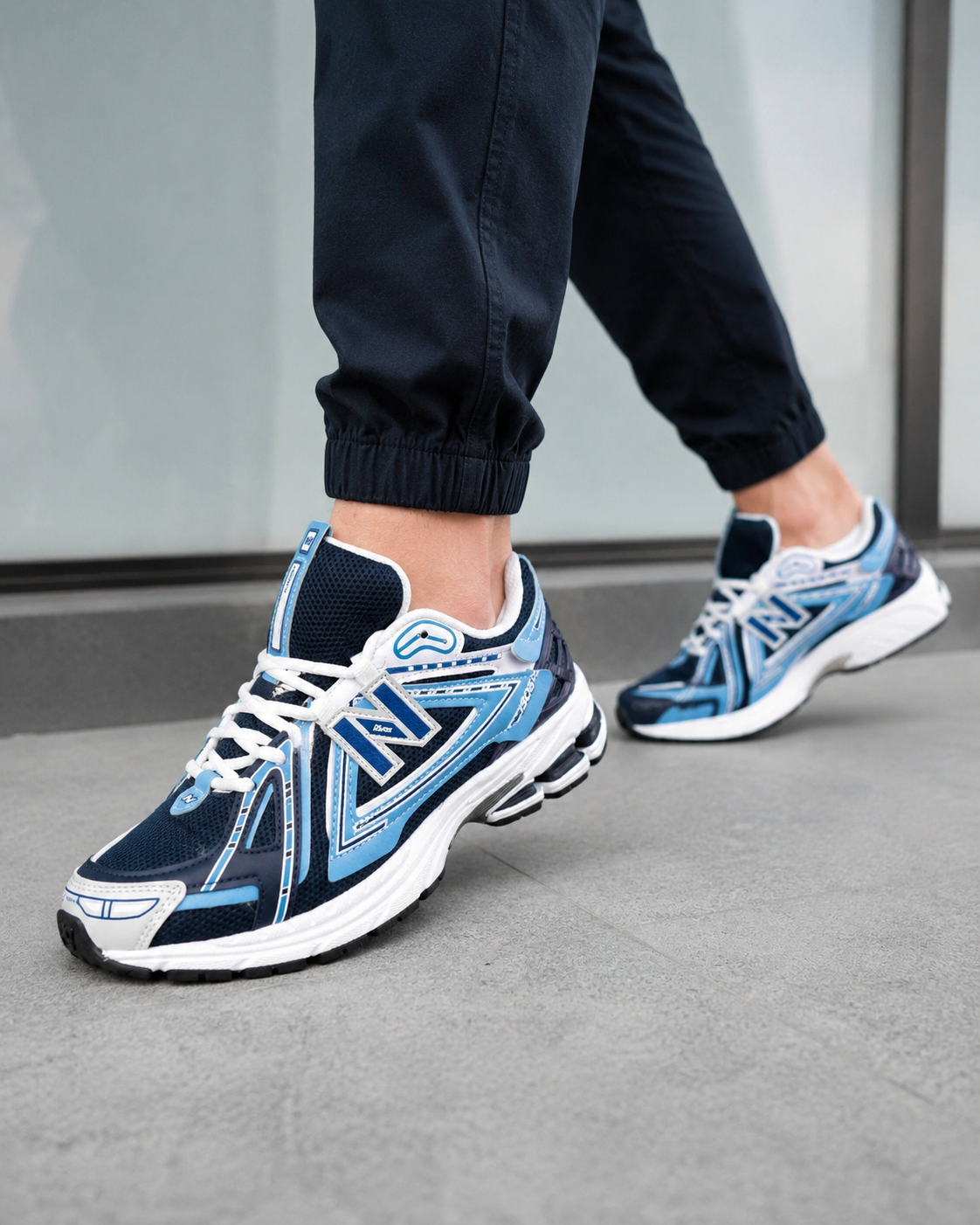 NB 1906 Navy Blue / Light Blue – Sneakers Premium Retro Running
