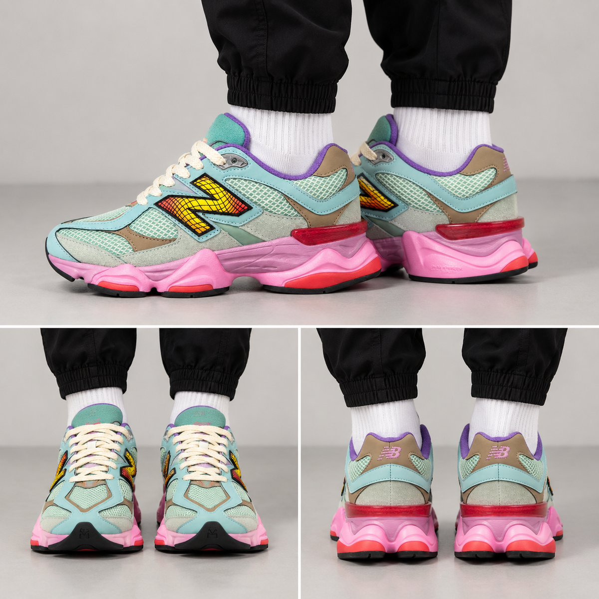 NB 9060 Mint Pink Multicolor – Sneakers Damă